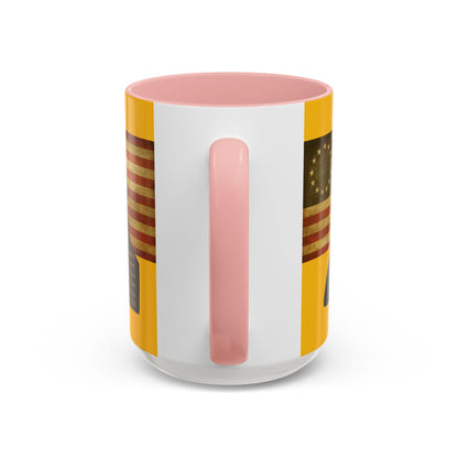 Washington's Earnest Prayer Yellow Accent Mug by theGreenDragonTavern.shop