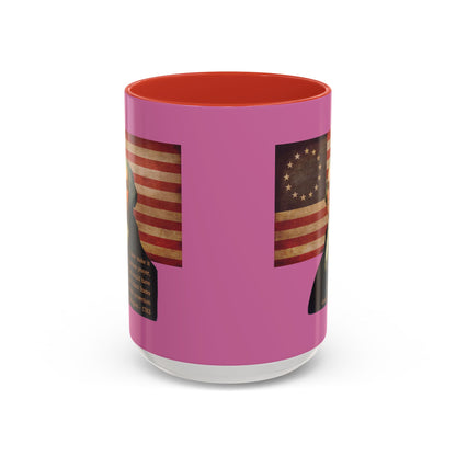 Washington's Earnest Prayer Pink Accent Mug by theGreenDragonTavern.shop