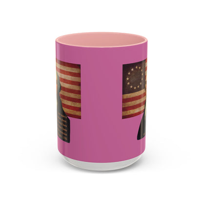 Washington's Earnest Prayer Pink Accent Mug by theGreenDragonTavern.shop