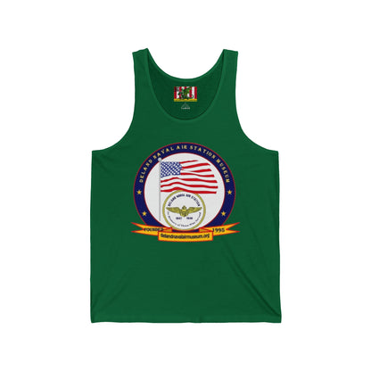 DeLand Naval Air Station Museum Unisex Jersey Tank Top by theGreenDragonTavern.shop