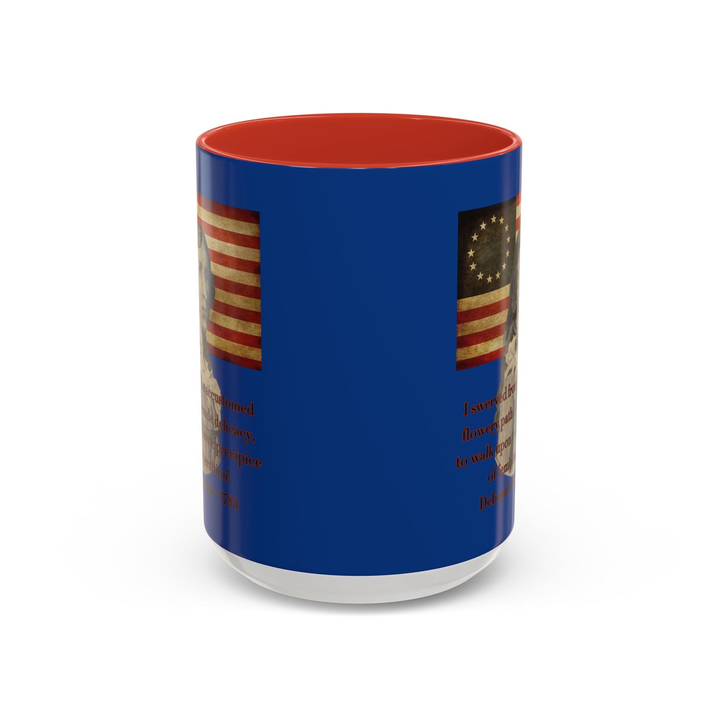 Deborah Sampson, America's Mulan Dark Blue Accent Mug by theGreenDragonTavern.shop