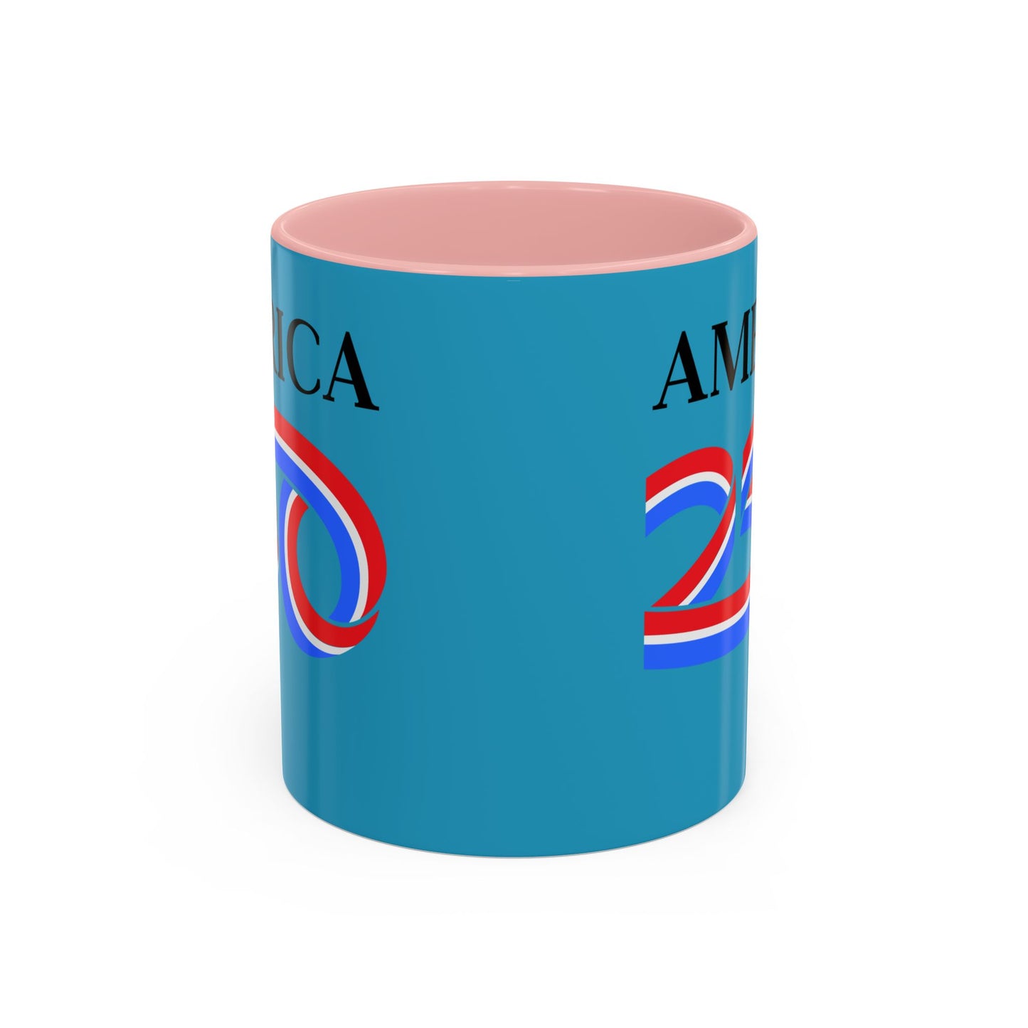 America 250 Turquoise Accent Mug by theGreenDragonTavern.shop