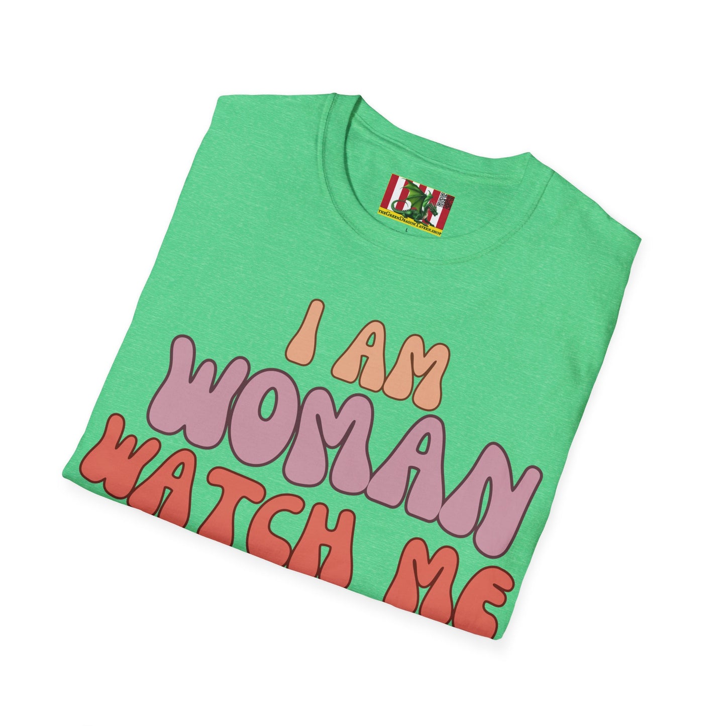 I Am Woman Watch Me Vote DKcolors Unisex T-Shirt by theGreenDragonTavern.shop