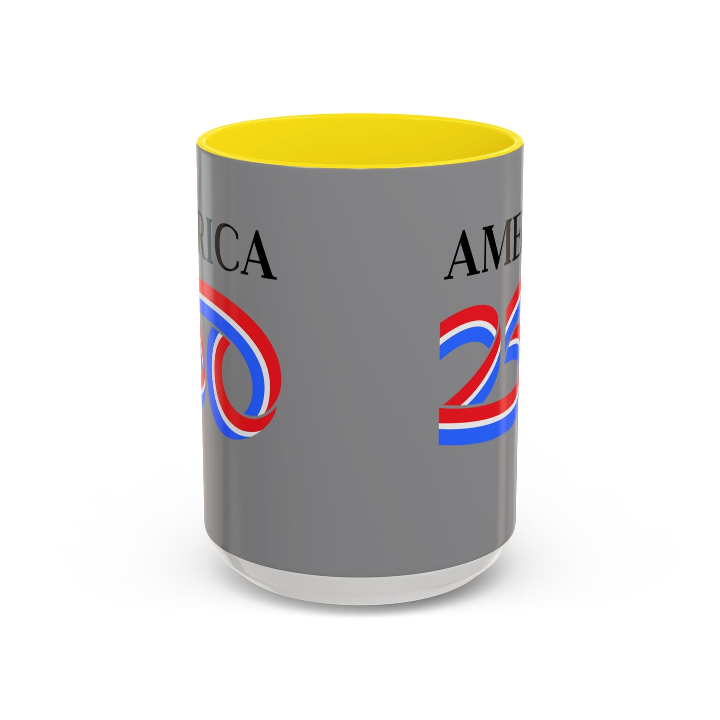America 250 Grey Accent Mug by theGreenDragonTavern.shop