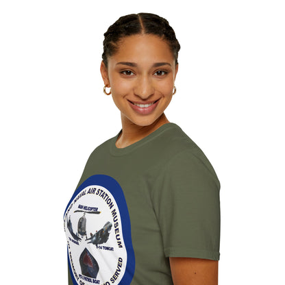 DNASM Student Art Navy Frame Darker colors Unisex T-Shirt by theGreenDragonTavern.shop