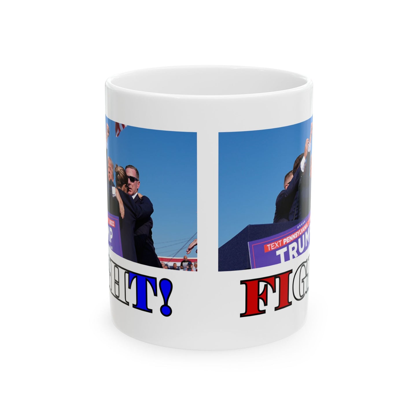 Fight! White Mug by theGreenDragonTavern.shop