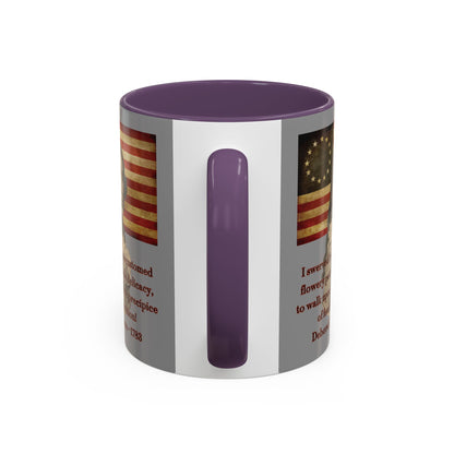 Deborah Sampson, America's Mulan Grey Accent Mug by theGreenDragonTavern.shop