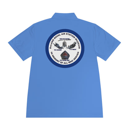DNASM Student Art Navy Frame, 2-Sided Sport Polo Shirt by theGreenDragonTavern.shop