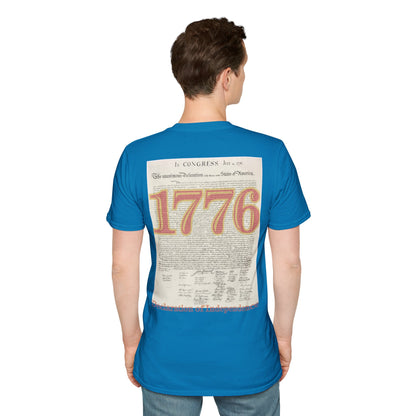 Declaration of Independence Dark colors Unisex T-Shirt by theGreenDragonTavern.shop