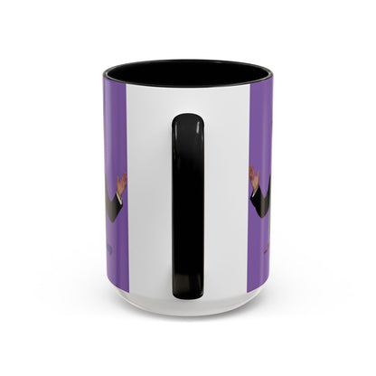 Trump...will be Trump Light Purple Accent Mug by theGreenDragonTavern.shop