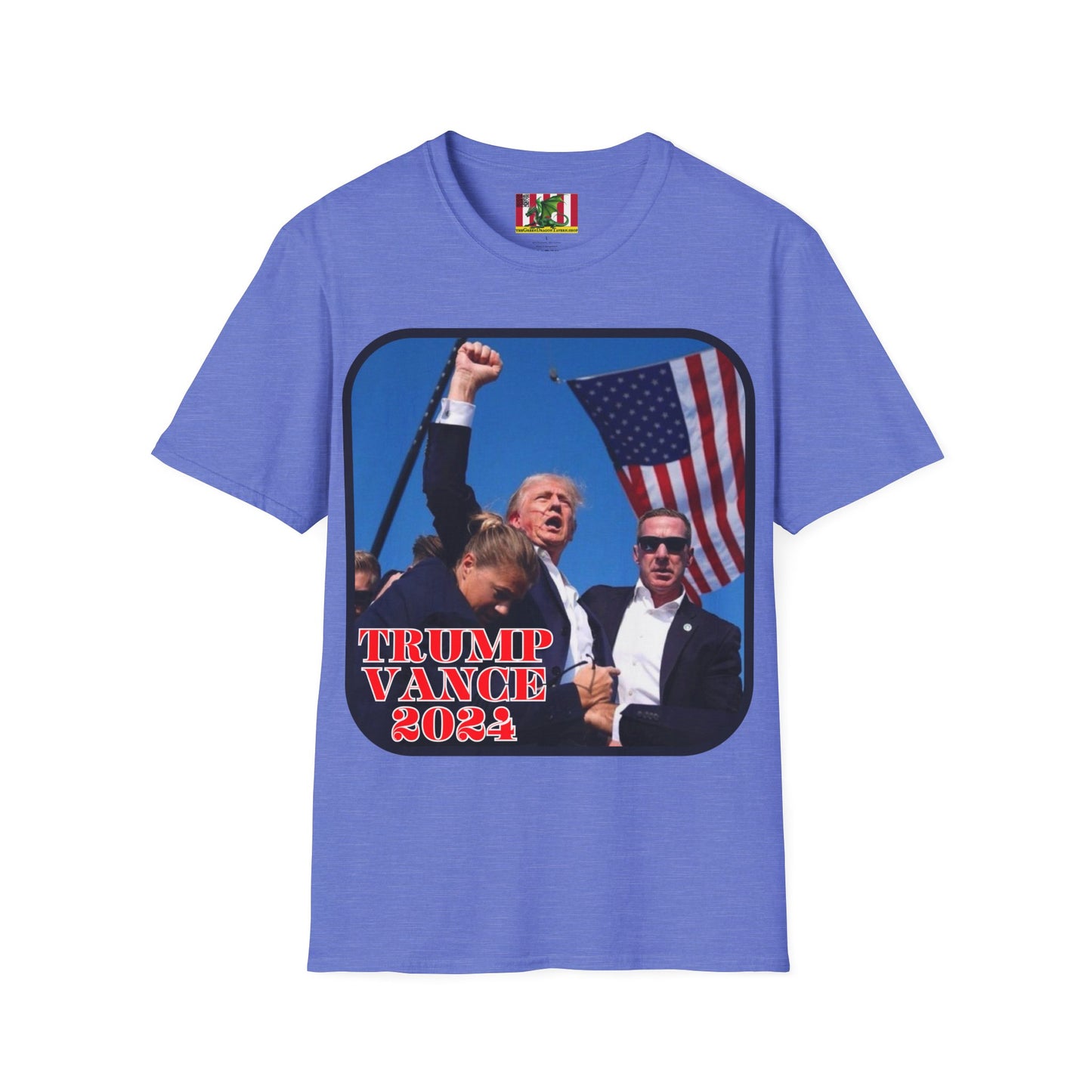 Trump and Vance 2024 Light colors Unisex T-Shirt by theGreenDragonTavern.shop