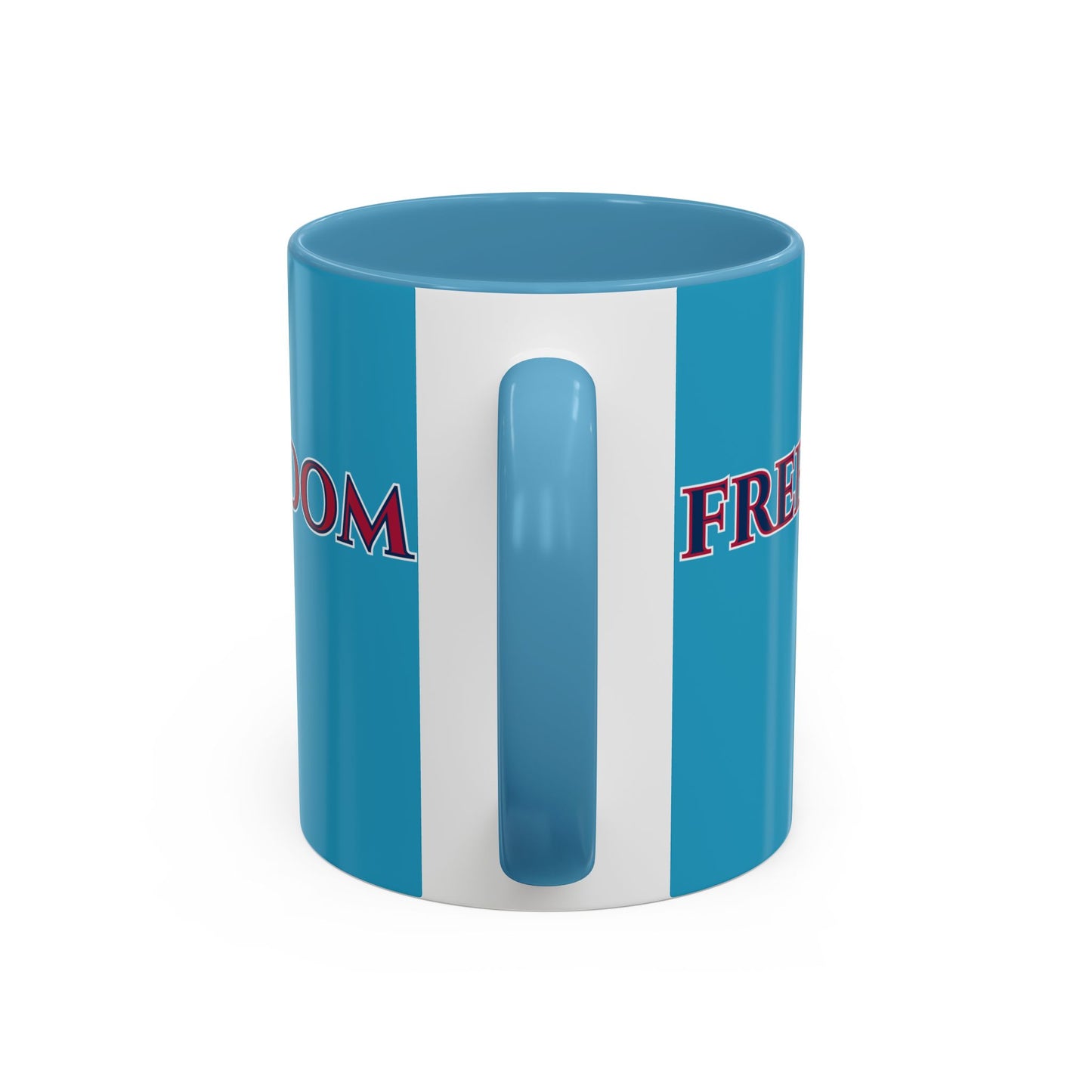 Freedom, Turquoise Accent Mug by theGreenDragonTavern.shop