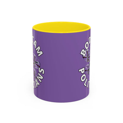 Bodycam the Politicians Drone Light Purple Accent Mug by theGreenDragonTavern.shop