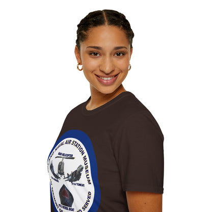 DNASM Student Art Navy Frame Darker colors Unisex T-Shirt by theGreenDragonTavern.shop