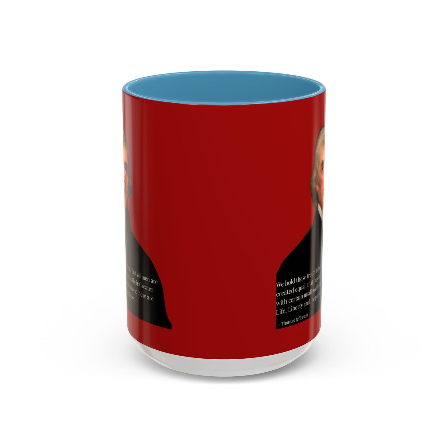We hold these truths to be self-evident Red Accent Mug by theGreenDragonTavern.shop