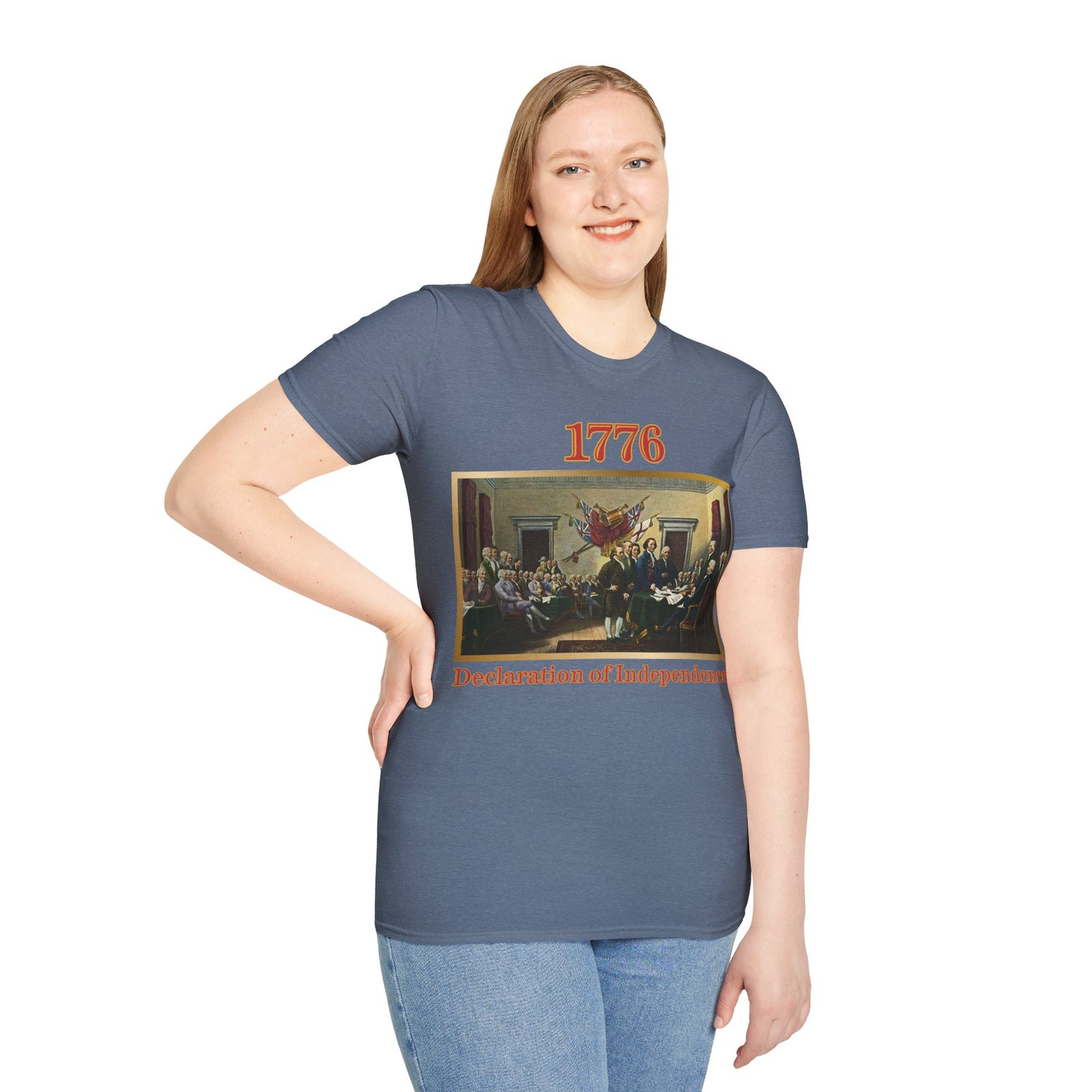Declaration of Independence Dark colors Unisex T-Shirt by theGreenDragonTavern.shop