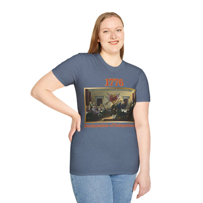 Declaration of Independence Dark colors Unisex T-Shirt by theGreenDragonTavern.shop