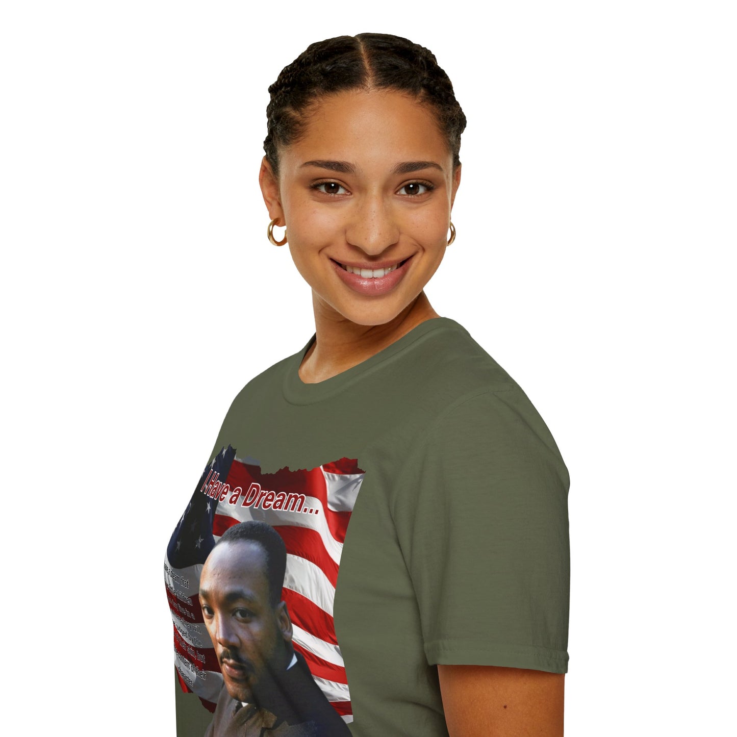"I Have a Dream" MLKJr Dark colors Unisex T-Shirt by theGreenDragonTavern.shop