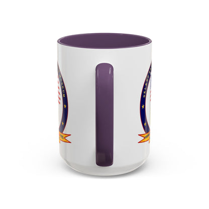DeLand Naval Air Station Museum White Accent Mug by theGreenDragonTavern.shop
