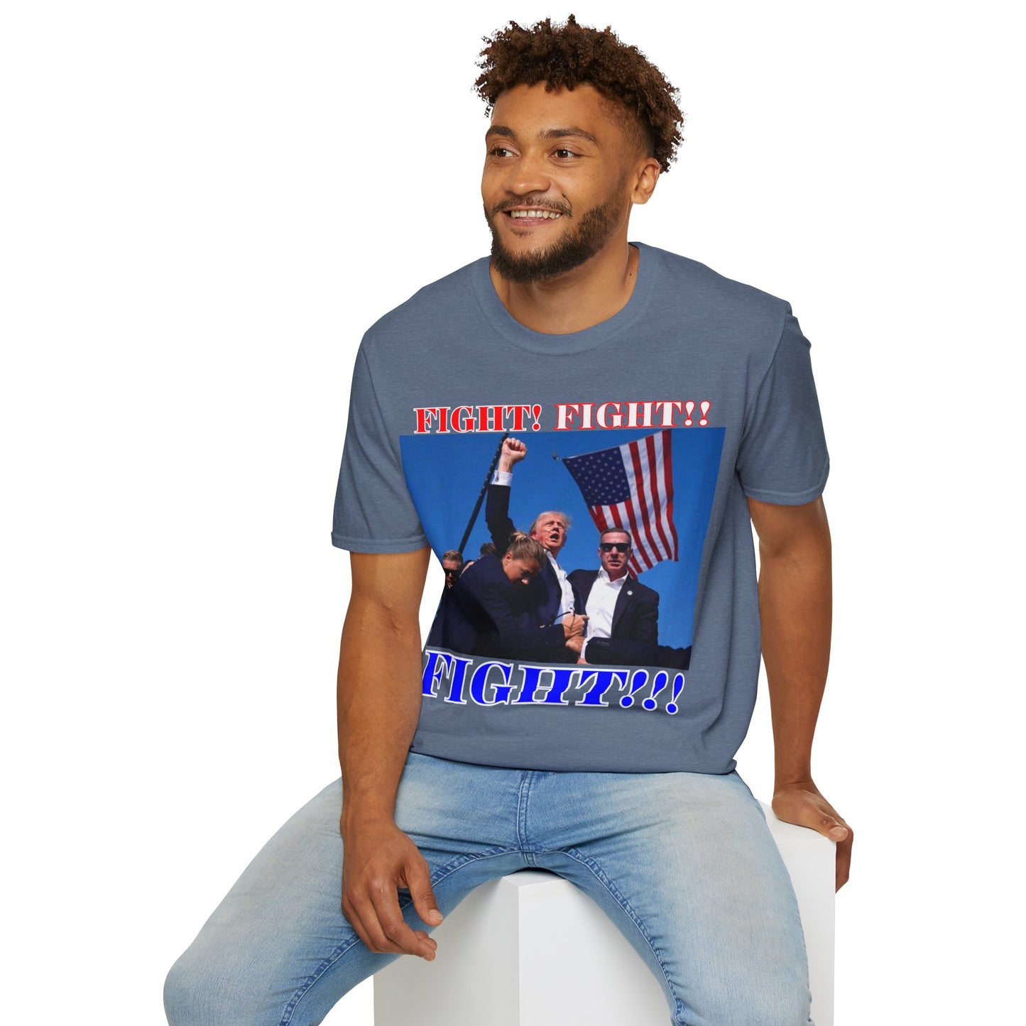 FIGHT! FIGHT!! FIGHT!!! Dark colors Unisex T-Shirt by theGreenDragonTavern.shop