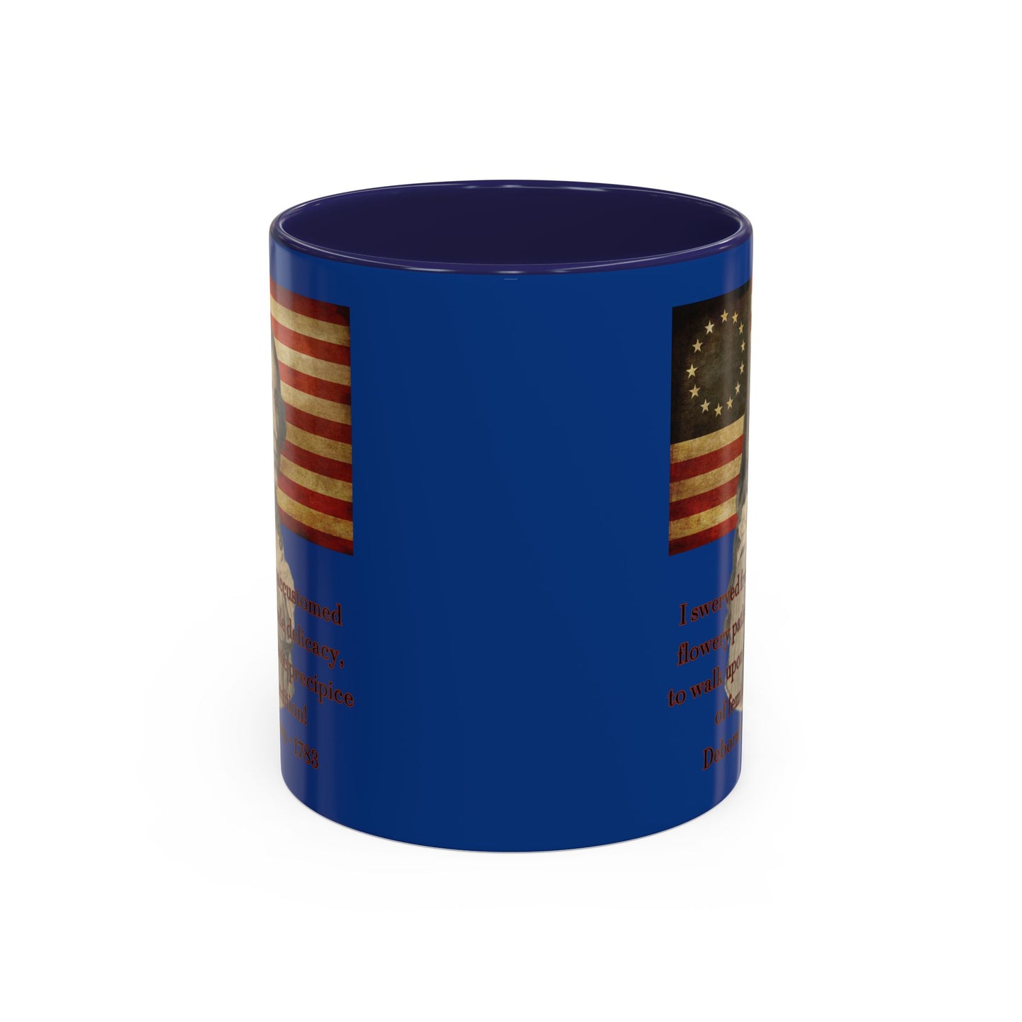 Deborah Sampson, America's Mulan Dark Blue Accent Mug by theGreenDragonTavern.shop
