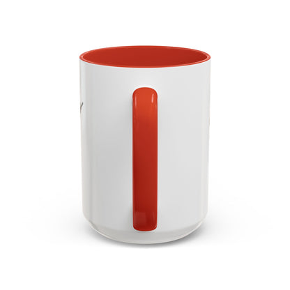Hula Girl Packin' Heat White Accent Mug by theGreenDragonTavern.shop