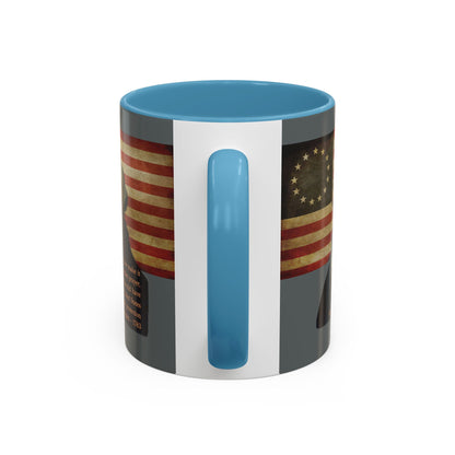Washington's Earnest Prayer Grey Accent Mug by theGreenDragonTavern.shop