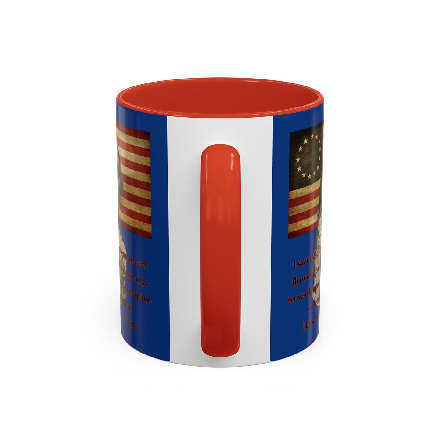 Deborah Sampson, America's Mulan Dark Blue Accent Mug by theGreenDragonTavern.shop