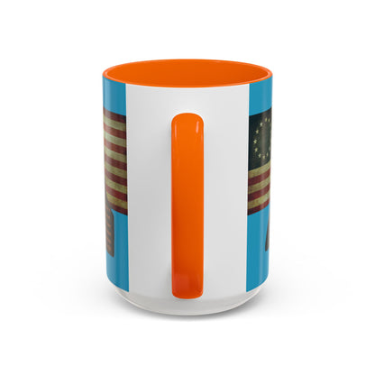 Washington's Earnest Prayer Turquoise Accent Mug by theGreenDragonTavern.shop