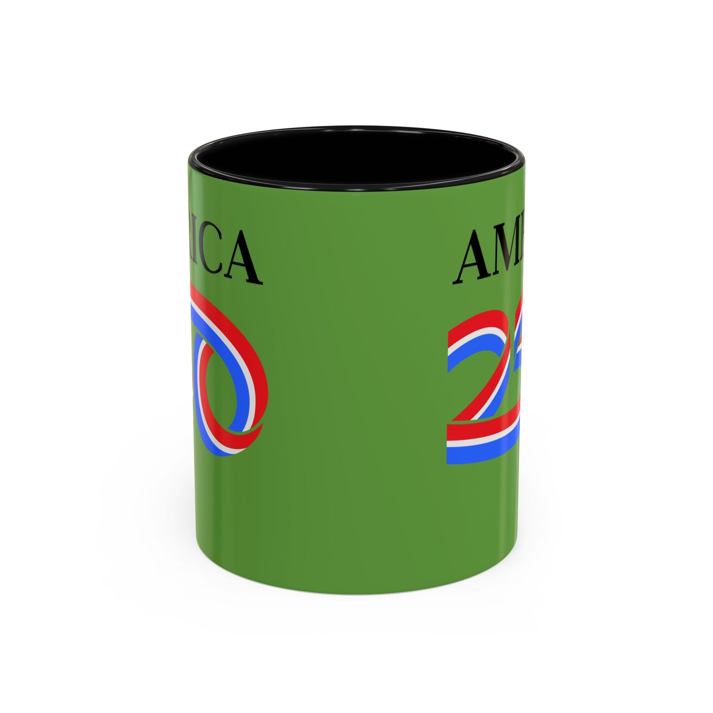 America 250 Green Accent Mug by theGreenDragonTavern.shop