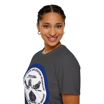 DNASM Student Art Navy Frame Darker colors Unisex T-Shirt by theGreenDragonTavern.shop