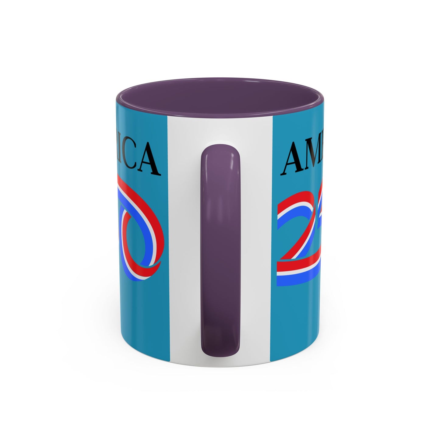 America 250 Turquoise Accent Mug by theGreenDragonTavern.shop