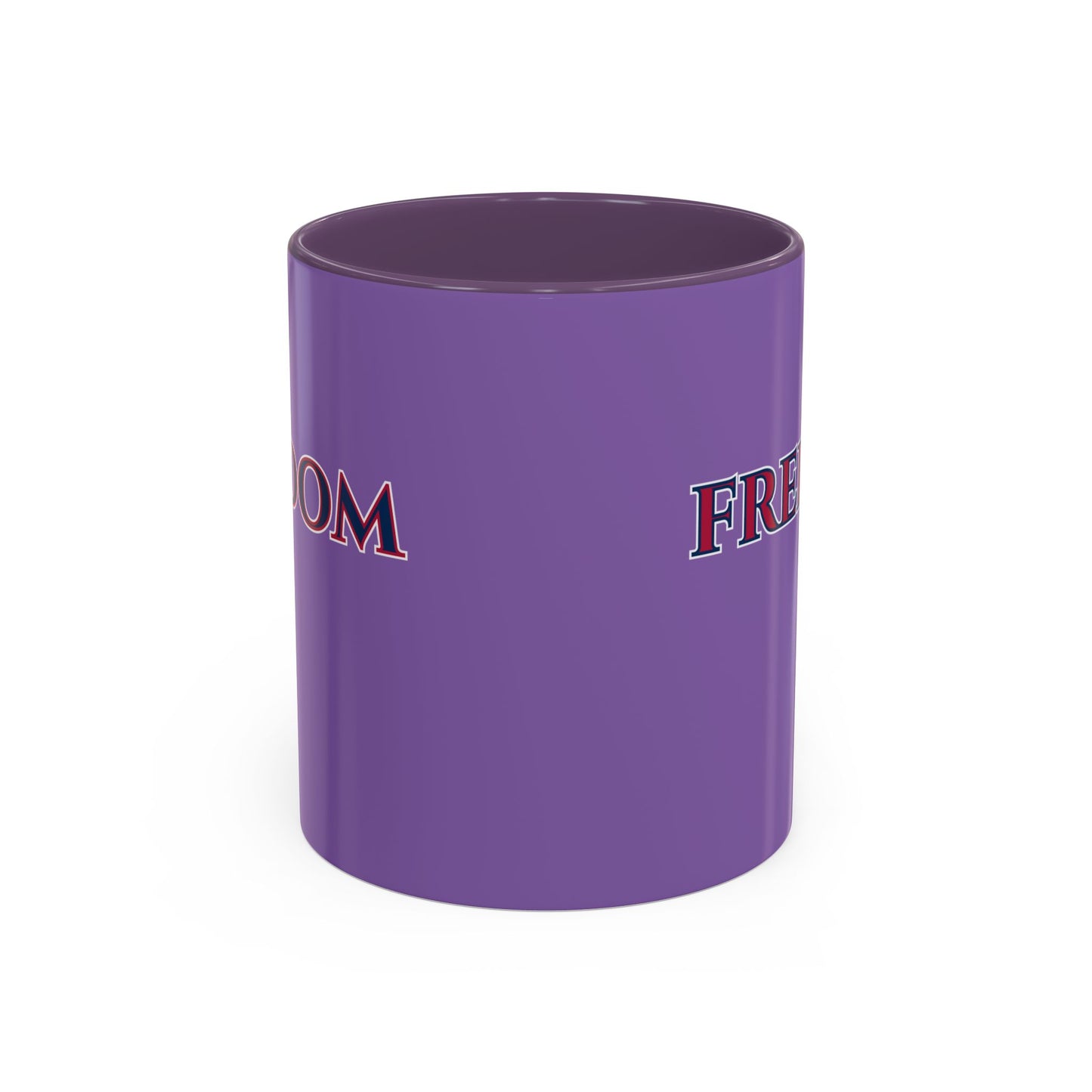 Freedom, Light Purple Accent Mug by theGreenDragonTavern.shop