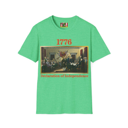 Declaration of Independence Dark colors Unisex T-Shirt by theGreenDragonTavern.shop