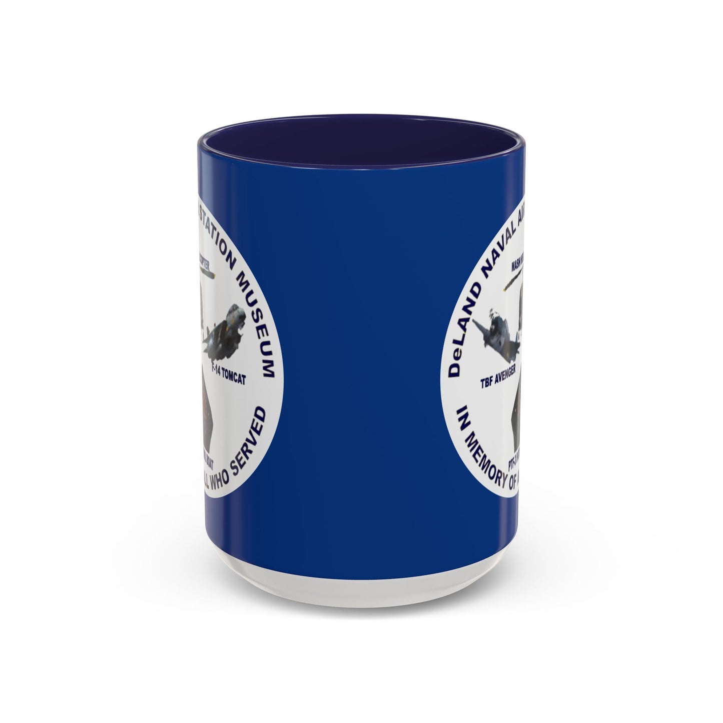 DNASM Student Art Blue Accent Mug by theGreenDragonTavern.shop