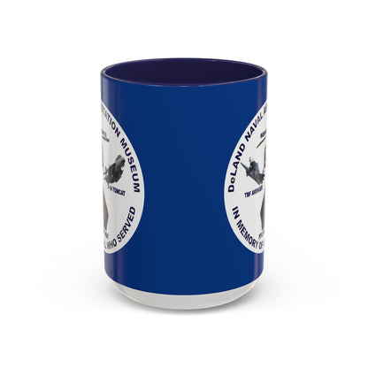 DNASM Student Art Blue Accent Mug by theGreenDragonTavern.shop