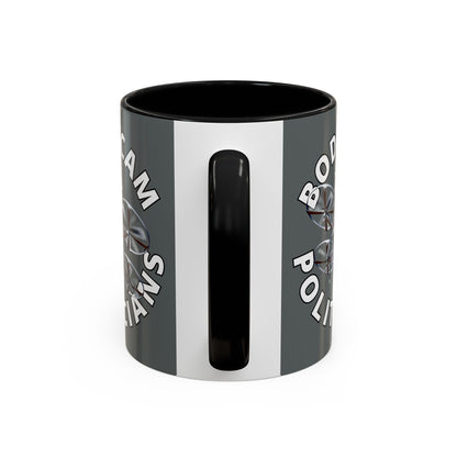 Bodycam the Politicians Drone Grey Accent Mug by theGreenDragonTavern.shop