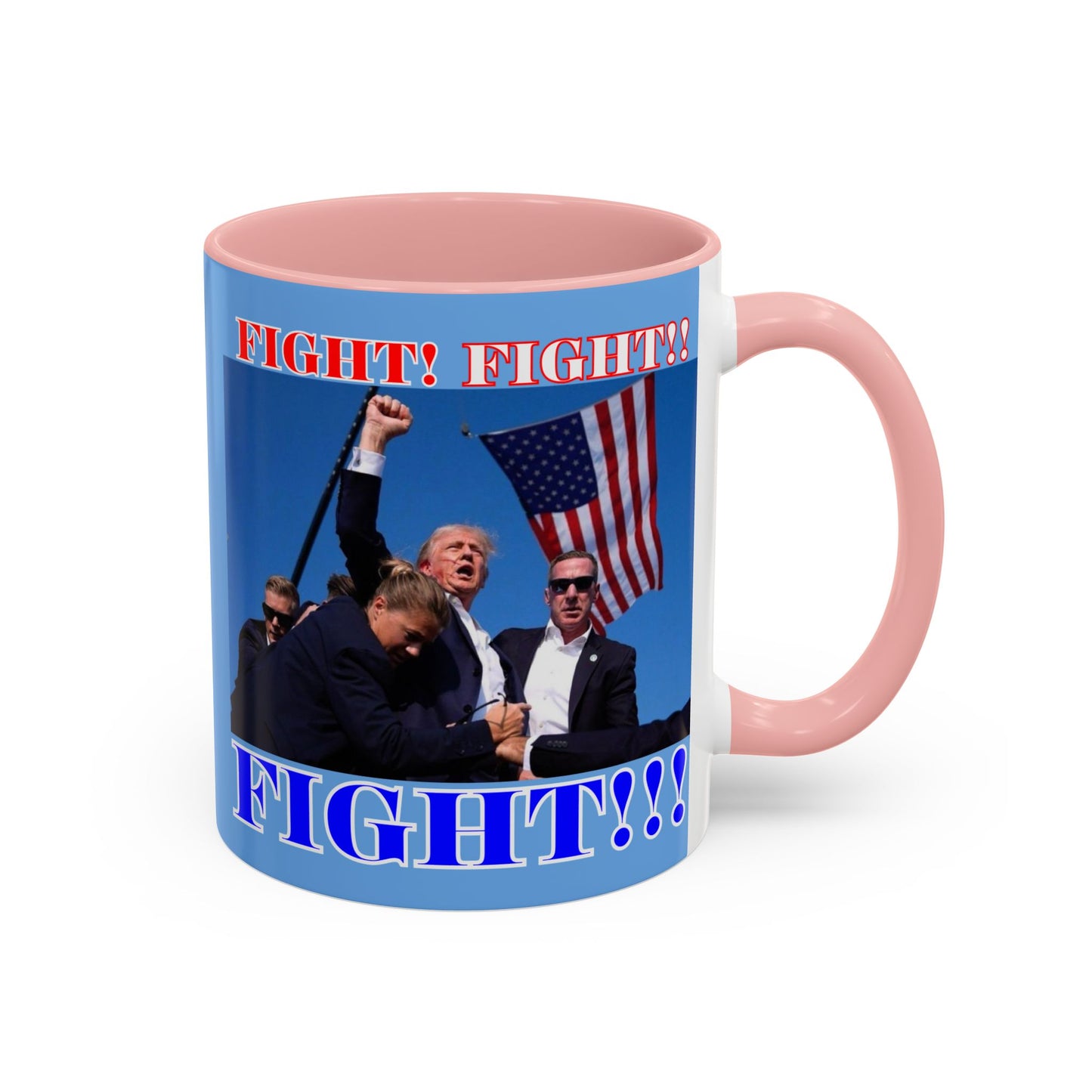 FIGHT! FIGHT!! FIGHT!!! Accent Mug by theGreenDragonTavern.shop