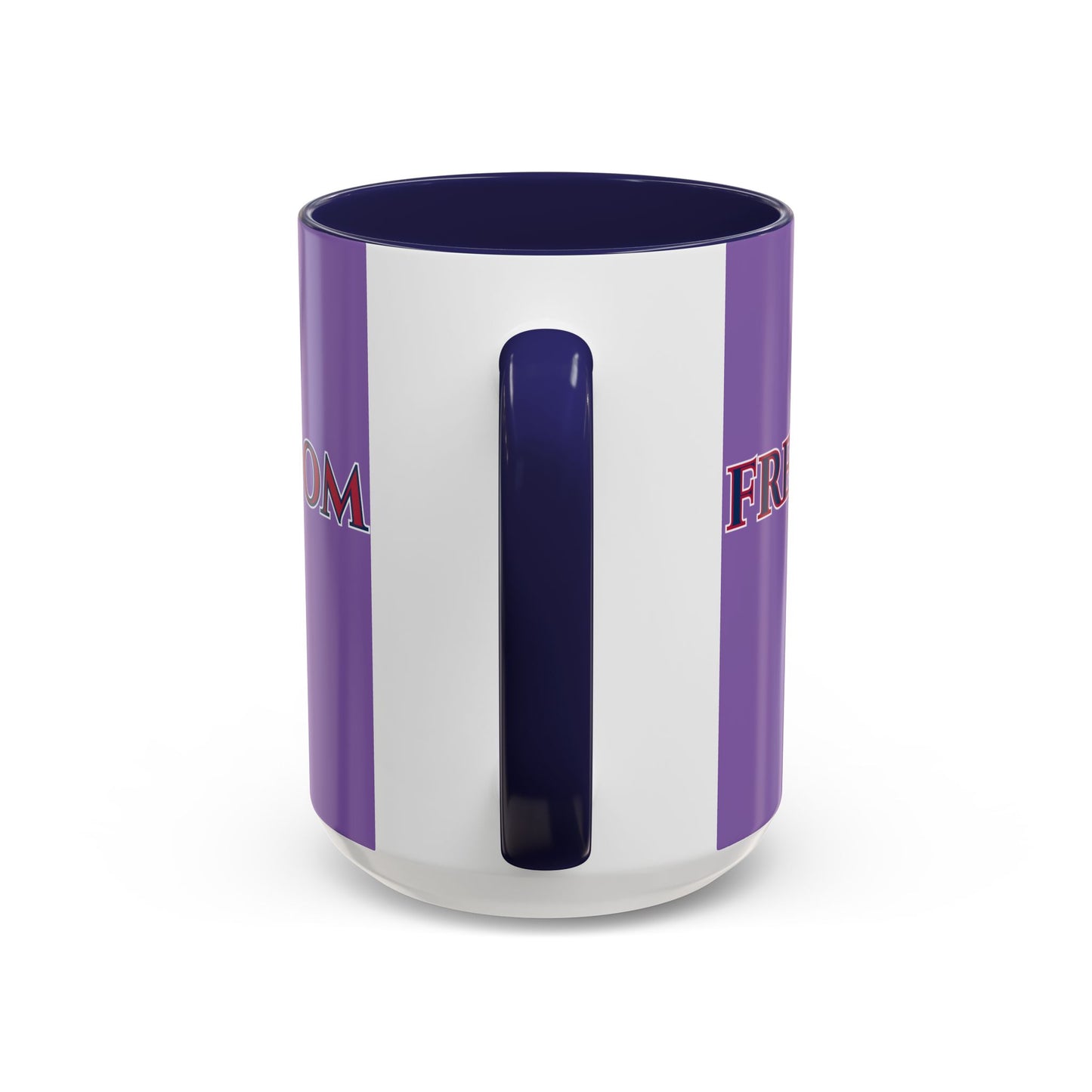 Freedom, Light Purple Accent Mug by theGreenDragonTavern.shop