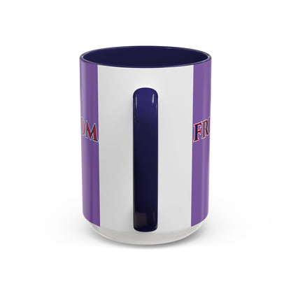 Freedom, Light Purple Accent Mug by theGreenDragonTavern.shop