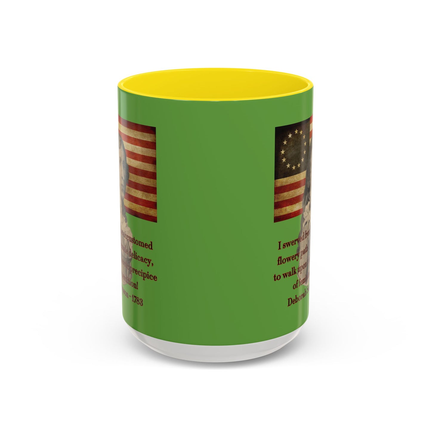 Deborah Sampson, America's Mulan Green Accent Mug by theGreenDragonTavern.shop