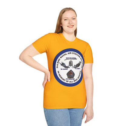 DNASM Student Art Navy Frame Lighter colors Unisex T-Shirt by theGreenDragonTavern.shop