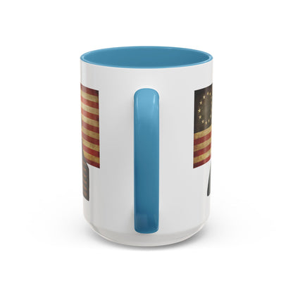 Washington's Earnest Prayer White Accent Mug by theGreenDragonTavern.shop