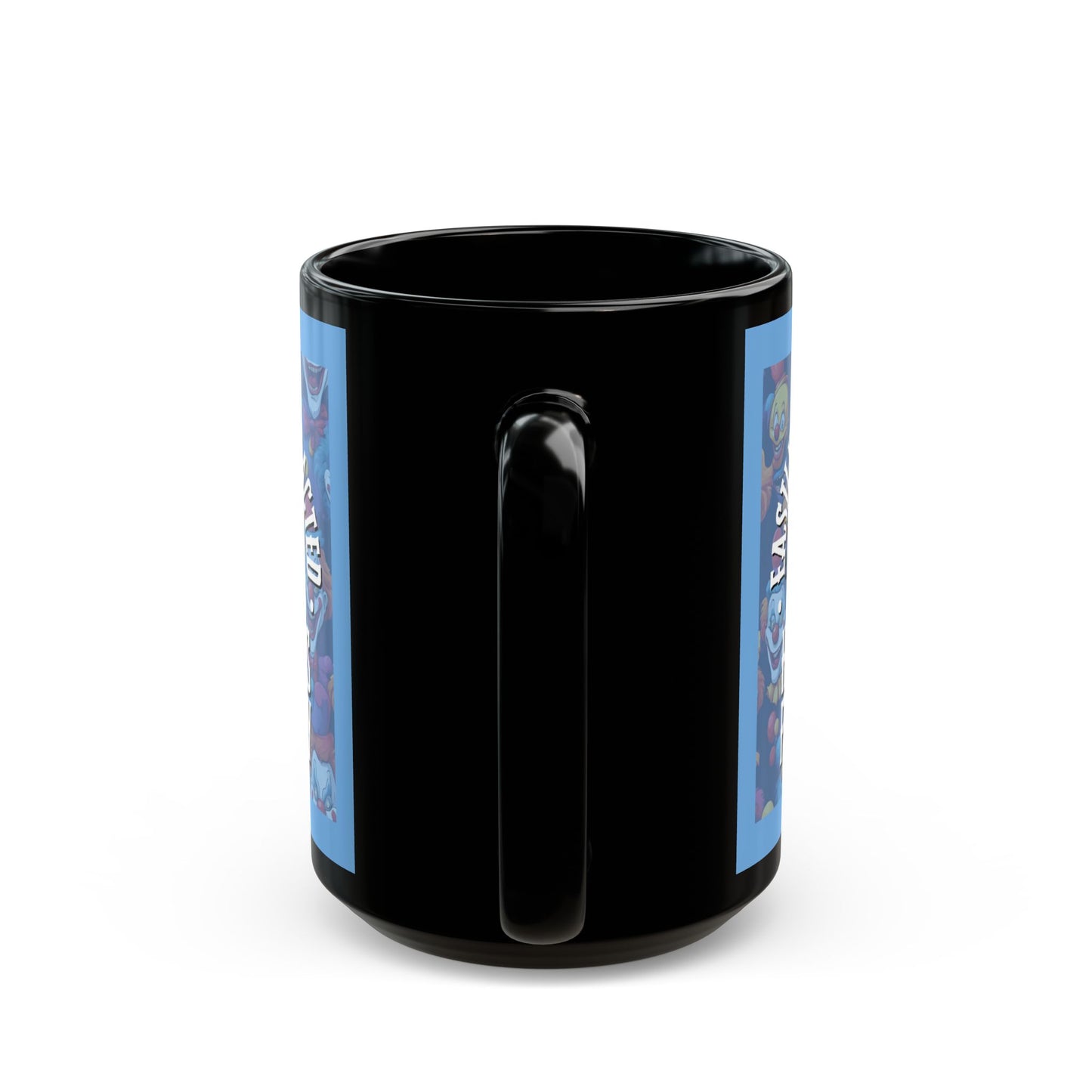 Easily Distracted by Heinous Fuckery Little Jinx Light Blue Mug by theGreenDragonTavern.shop