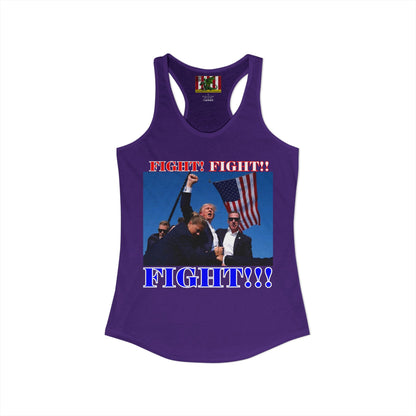 FIGHT! FIGHT!! FIGHT!!! Women's Racerback Tank Top by theGreenDragonTavern.shop