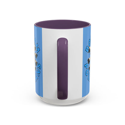 Bodycam the Politicians Cameras Blue Accent Mug by theGreenDragonTavern.shop
