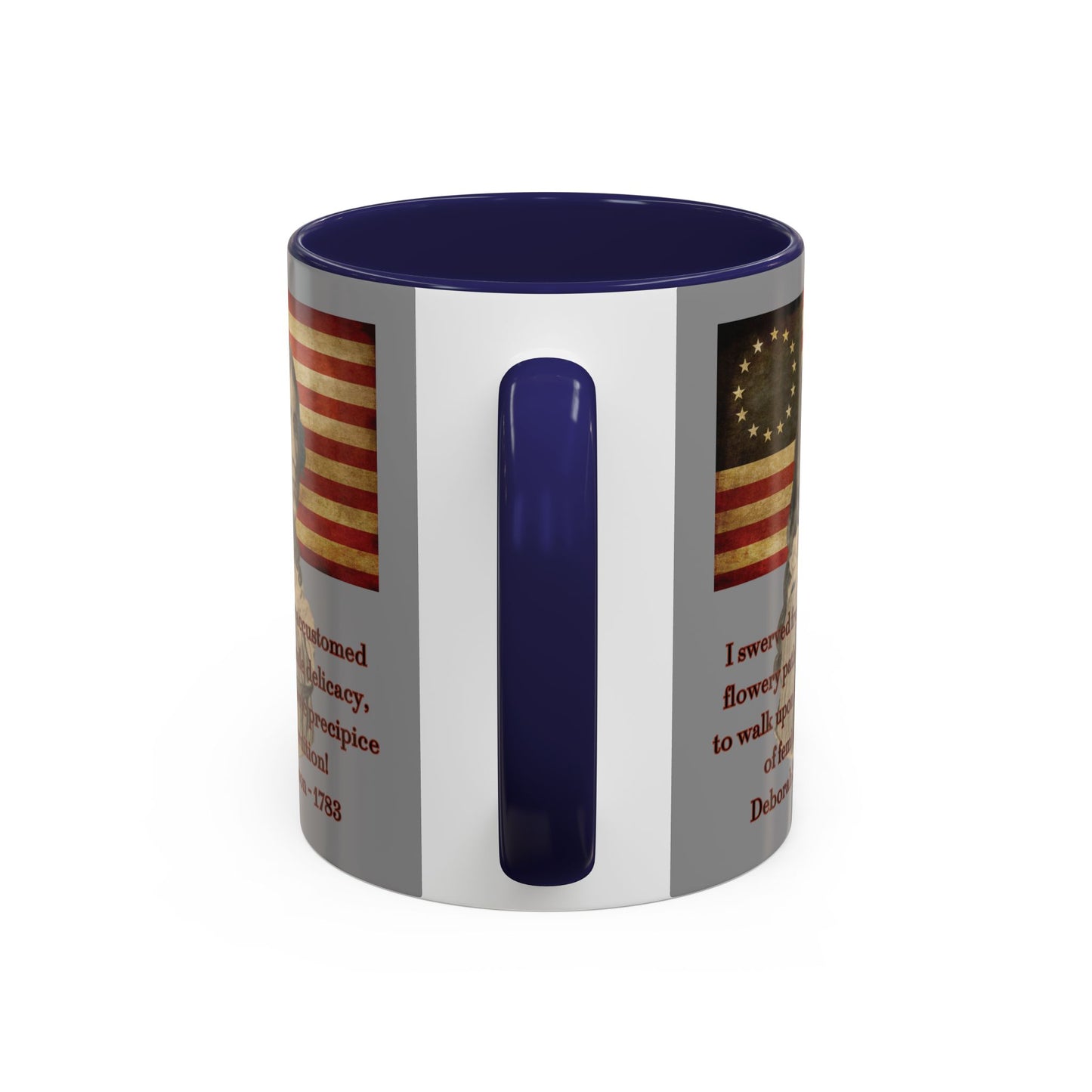 Deborah Sampson, America's Mulan Grey Accent Mug by theGreenDragonTavern.shop