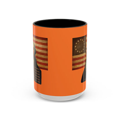 Washington's Earnest Prayer Orange Accent Mug by theGreenDragonTavern.shop