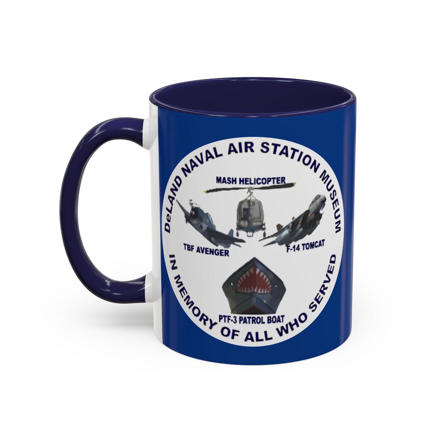 DNASM Student Art Blue Accent Mug by theGreenDragonTavern.shop