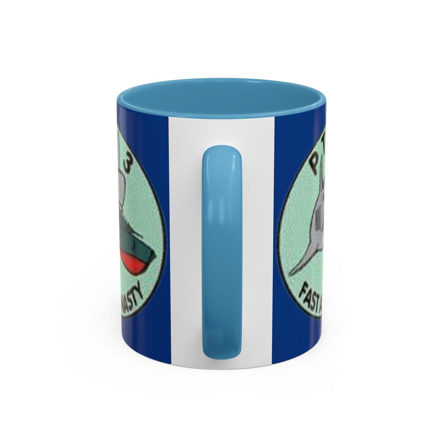 DNASM PTF-3 Blue Accent Mug by theGreenDragonTavern.shop